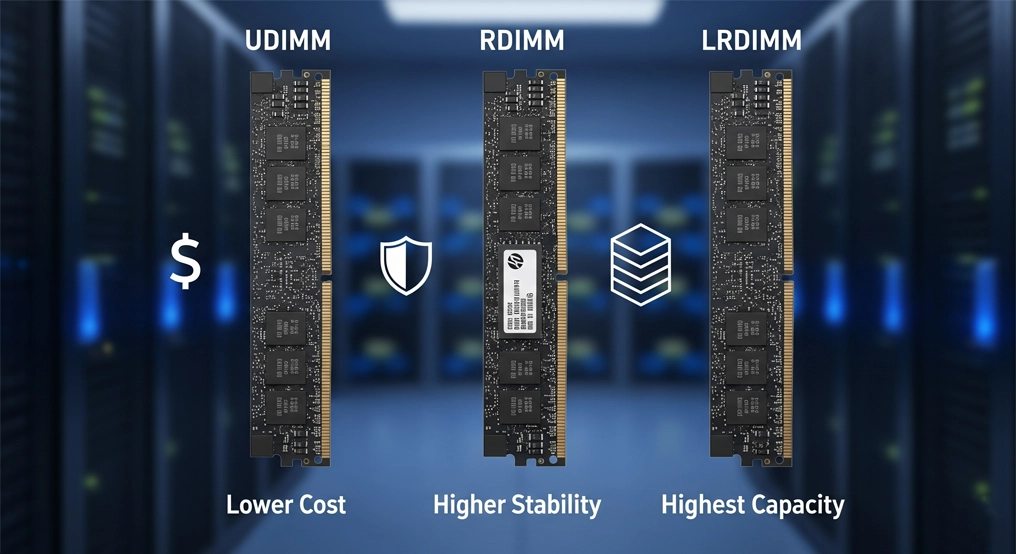 Types of HPE server RAM
