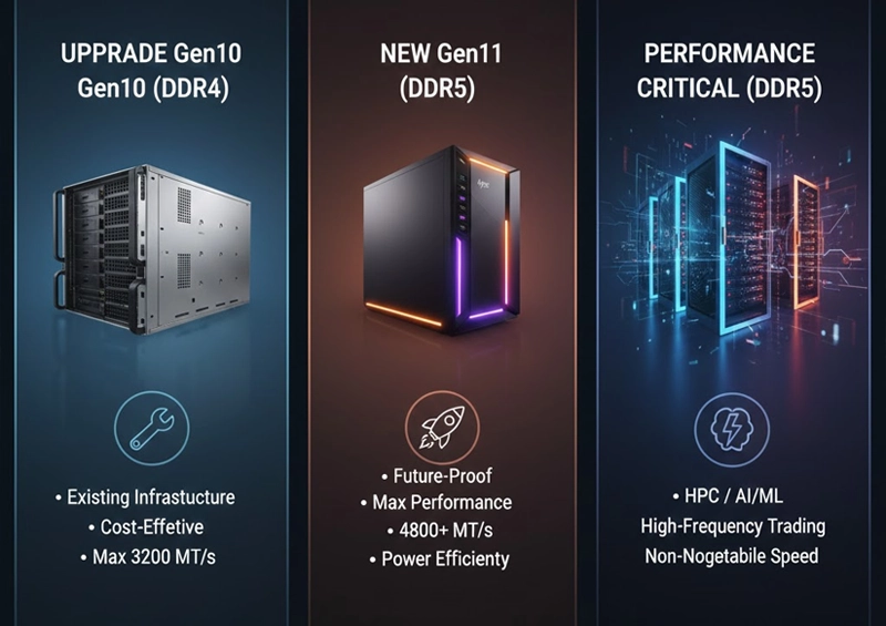 compare ram ddr4 , ddr5 | bahatec